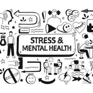 Grafik Stress und Mental Health